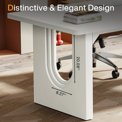 Tribesigns Executive Desk, 70.9" Large Office Computer Desk, Conference Table Meeting Room Table, Workstation Business Furniture
