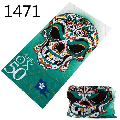1401-1450 Magic Scarf Outdoor Sports Bicycle Headband Bike Cycling Bandana Neck Tube Warmer Bandanas Scraf Men Hiking Headband