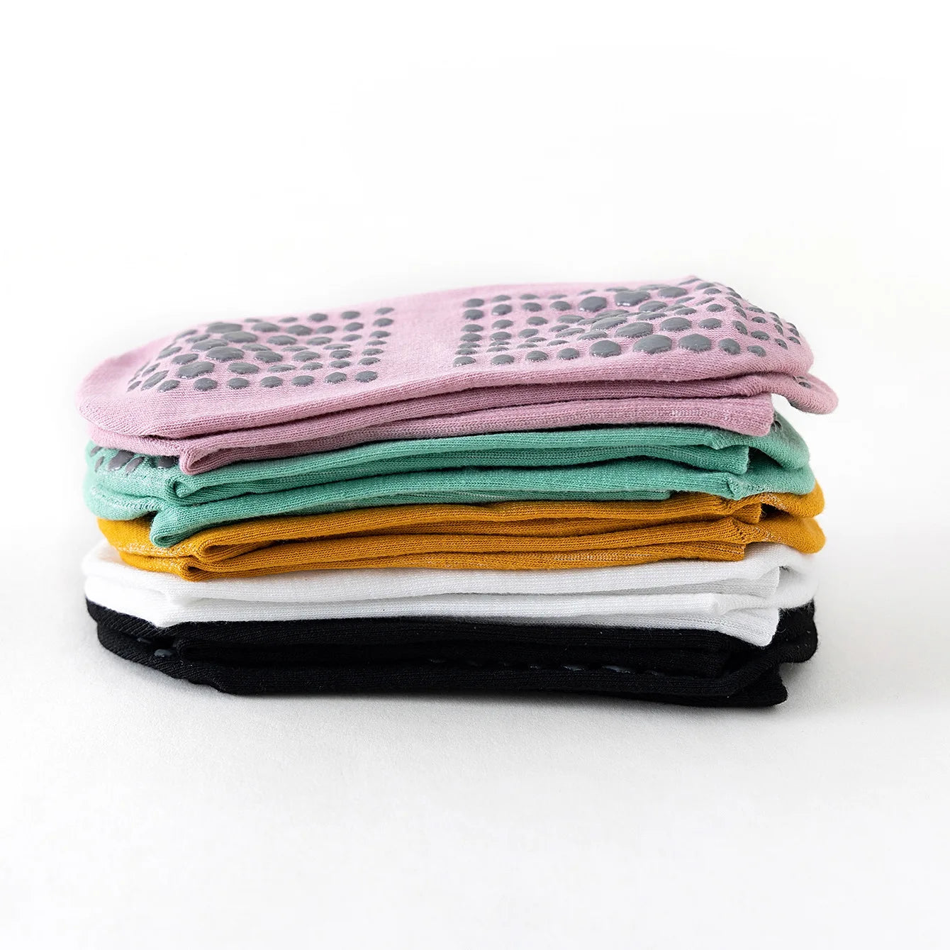 5 pairs Women Anti-skid Yoga Socks Grips Cotton Mid-tube Bottom Breathable Fitness Dance Barre Workout Pilates Socks 8 Colors
