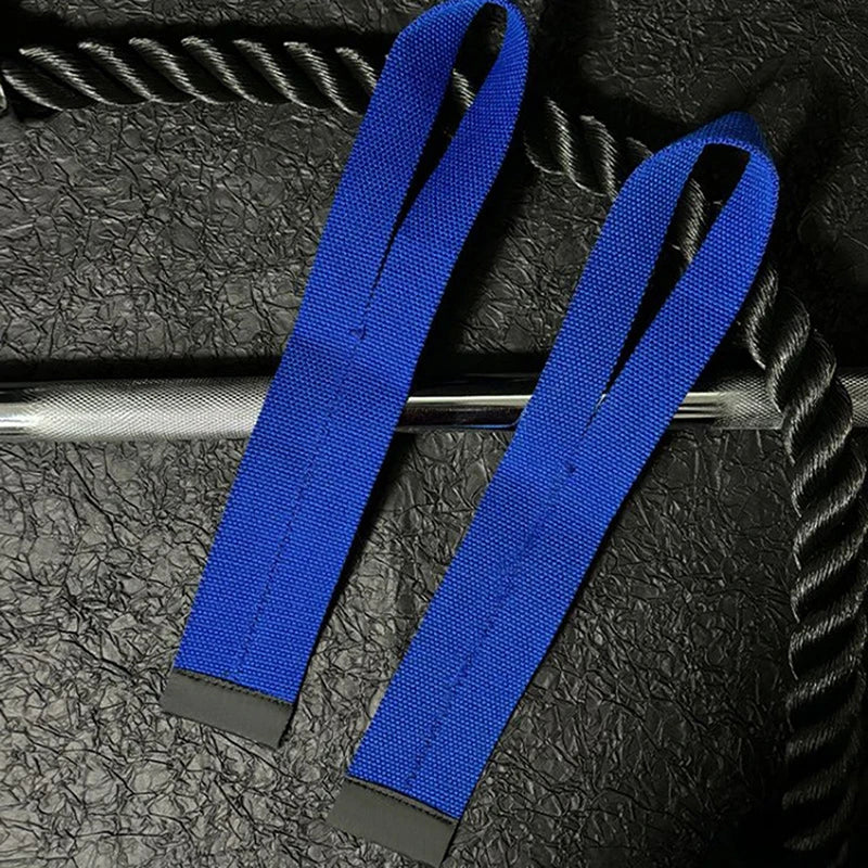 1Pair Gym Lifting Straps Weight Lifting Wrist Weight Belt Body Building Gloves For Women Men Fitness Crossfit Barbells Power