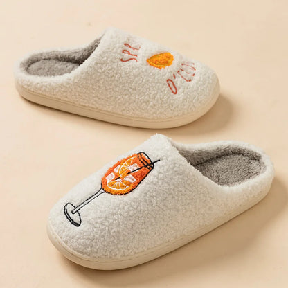 Women's Slippers Aperol Spritz Spritz O'Clock Cozy Comfy Fluffy Slippers Party Bridal Shower Mom Daughter Gift For Girl