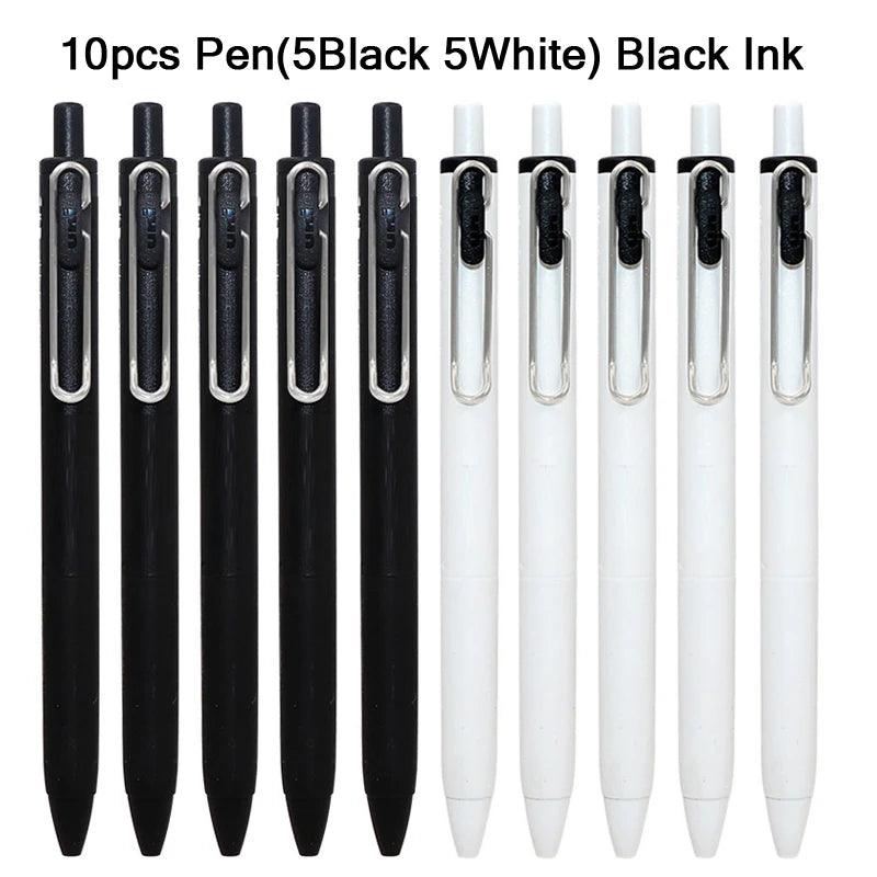 uni-ball one Mitsubishi Limted Gel Pen,Black/Red/Blue/Navy Blue Core Black Technology Signing Canetas for homework,test,meeting