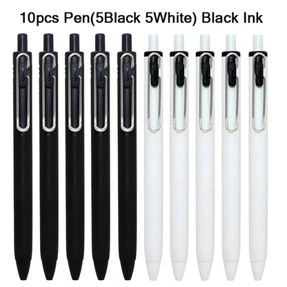 uni-ball one Mitsubishi Limted Gel Pen,Black/Red/Blue/Navy Blue Core Black Technology Signing Canetas for homework,test,meeting