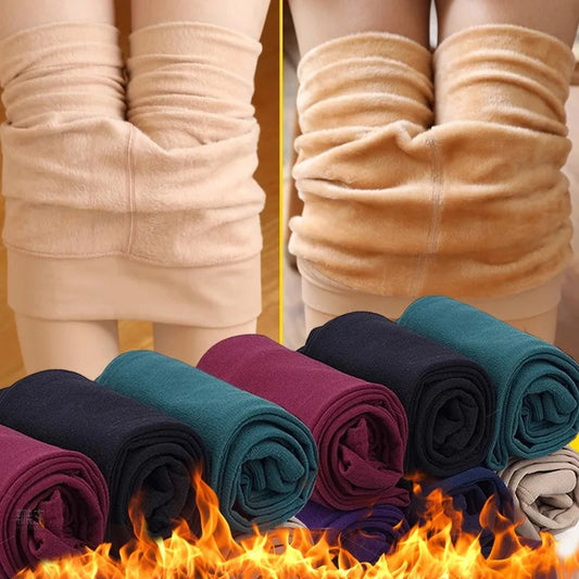 1/2pairs New Colorful Winter Warm Velvet Leggings for Women High Waist Tights Stretchy Leggings Sexy Stockings Fleece Pantyhose