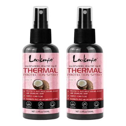 LOCKMIO Thermal Protect Spray Moisturizing & Nourishing Protect Hair Repair Heat Damage Conditioner Anti-frizz Hair Care Product