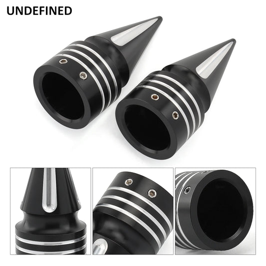 Motorcycle CNC Front Axle Nut Cover Cap Aluminum Black For Harley Sportster XL XG Touring FLHT FLHR FLTRX Dyna VRSC Softail