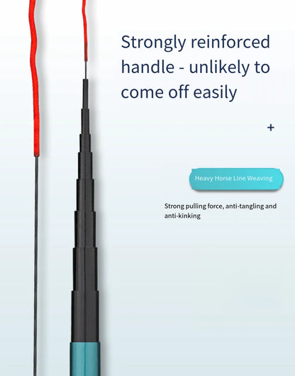 1.8m-4.5m Mini Telescopic Fishing Rod Ultralight Glass Fiber Retractable Portable Stream Hand Pole Fishing Tackle Accessories
