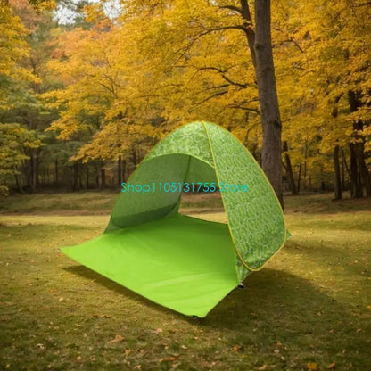 K0EF Outdoor Automatic Quick Open Camping Tent Outdoor Quick Setup Tent with Carring Bag Enduring 2-3 Persons Beach Tent
