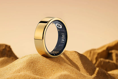 Amovan Nova Smart Ring Premium Quality AI Analysis GPS Sports Mode Heart Rate Blood Oxygen Stress Sleep Temperature Monitor