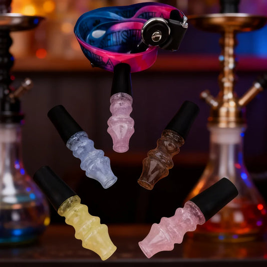 1Pc Resin Shisha Mouthtips with Hang Rope Hookah Sheesha Chicha Accessories