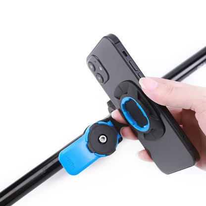 Standes Motorcycle Bike Phone Holder 360° Rotatable Detachable Mount for Delivery Navigation Self Lock Anti-shake Phone Holder