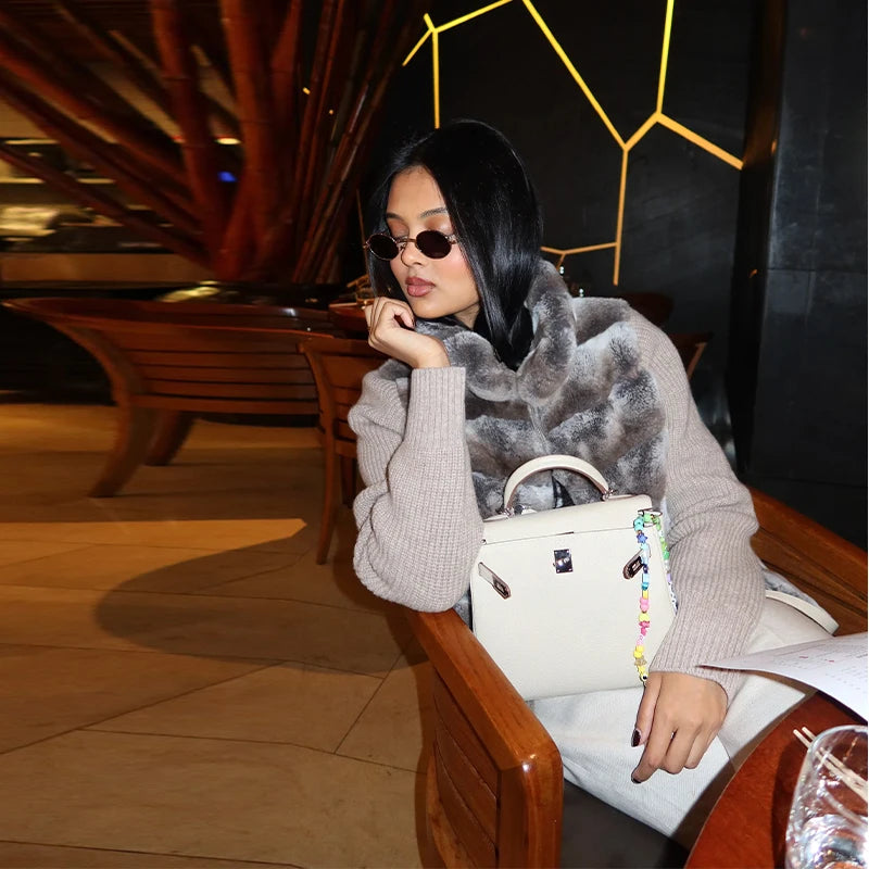 Street Women's Jacket Stand Collar Full Sleeve Faux Fur Solid Zipper Female Jackets 2025 Autumn Fashion Chic Cozy Lady Outwears