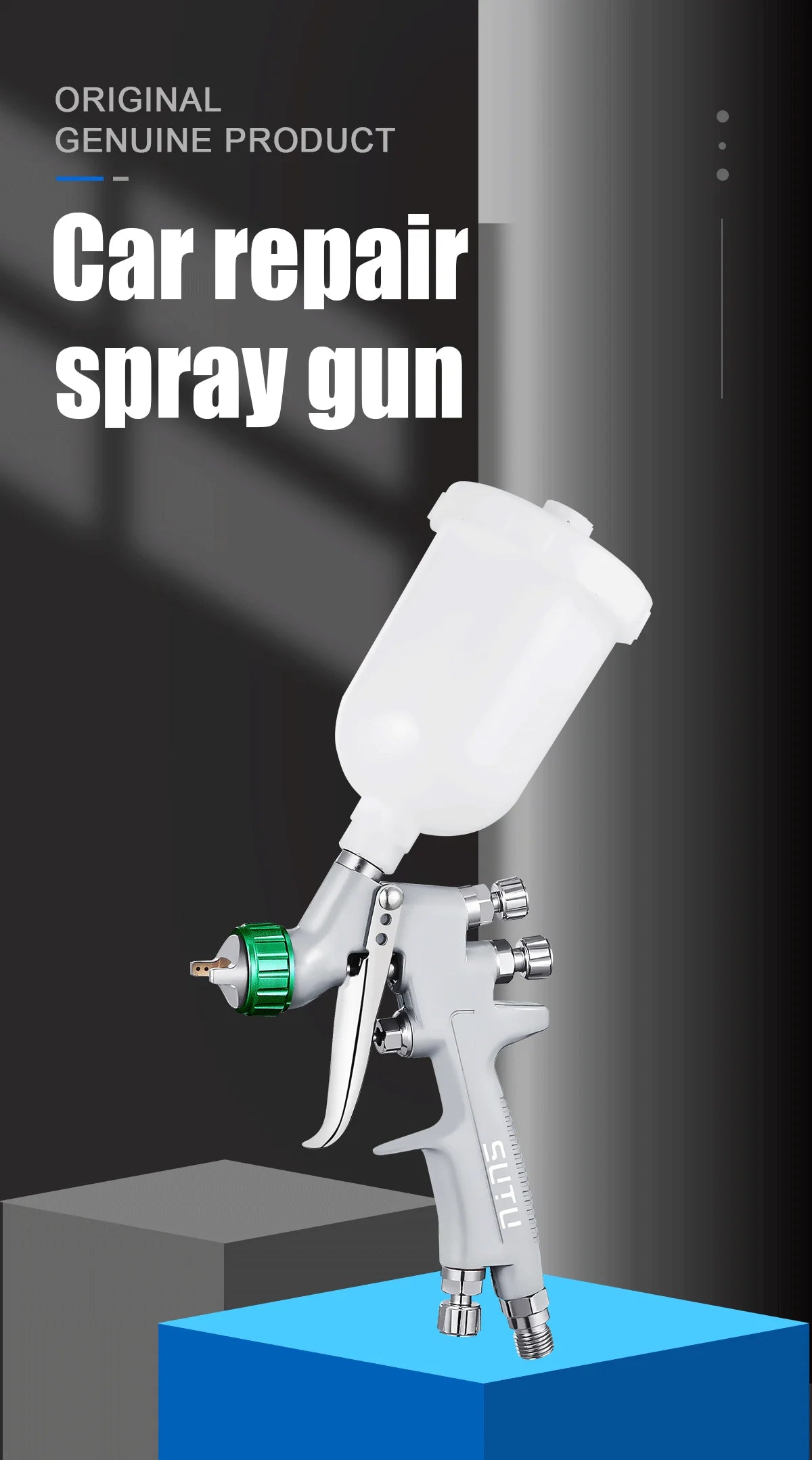 SUTU Spray Guns MINI88 High Atomization 1.0/1.2MM Nozzle Painting Gun Oil/Water Based Paint Air Spray Gun Airbrush