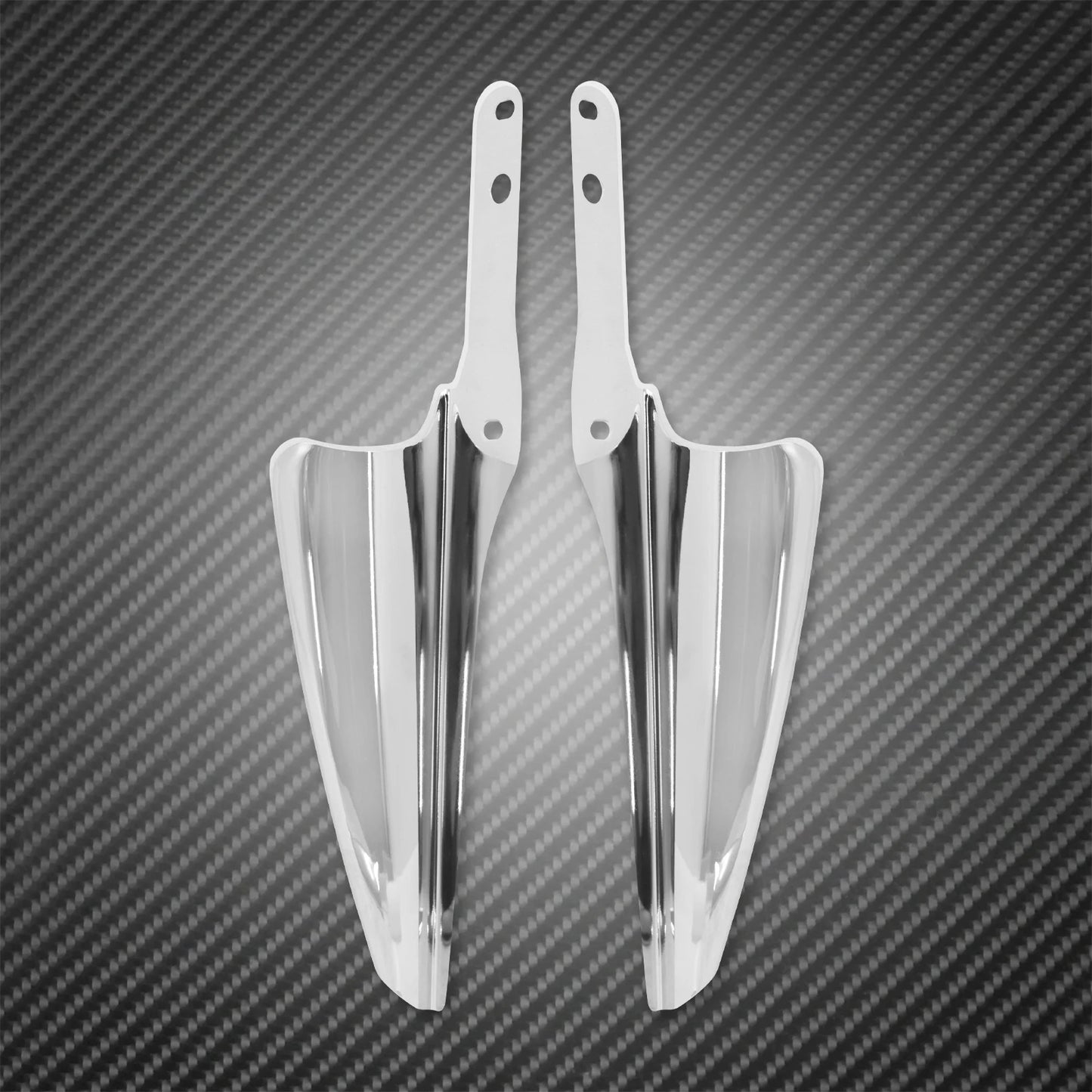 Motorcycle Front Fork Windscreen Deflectors Wind Mount Fairing For Harley Touring Electra Glide FLTX FLHXS Road King FLHR 95-22