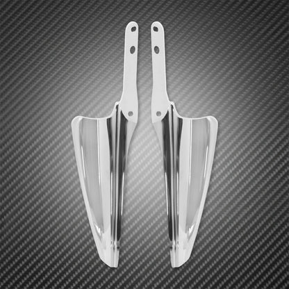 Motorcycle Front Fork Windscreen Deflectors Wind Mount Fairing For Harley Touring Electra Glide FLTX FLHXS Road King FLHR 95-22