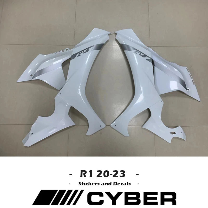 Fairing Shell Sticker Decal Hollow Line Design Front Full Vehicle Sticker All Logos For YAMAHA YZFR1 YZF-1000 R1 2020-2023
