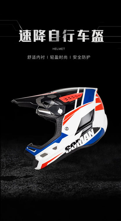 SOMAN CE Certified Off Road Motorcycle Helmet Мотошлем Lightweight Breathable Personalized Adult Motocross Capacete 0.15