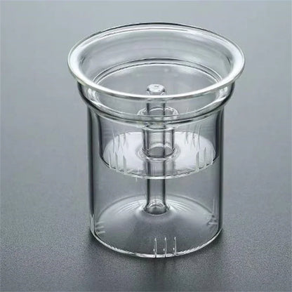 1000ml Lotus Shape Heat-resistant Glass Teapot With Tea Strainer Infuser  Steaming and Boiling Flower Puer Kungfu Beam Tea Pot