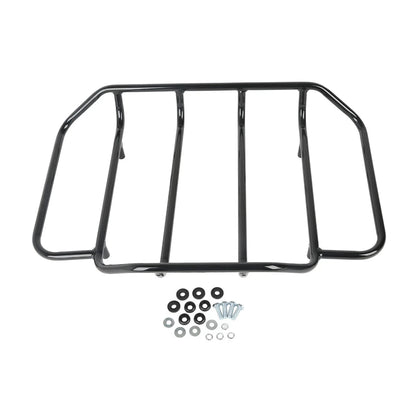 Motorcycle King Trunk Luggage Backrest 2 Up Mount Rack For Harley Touring Road King Electra Glide 1997-2008