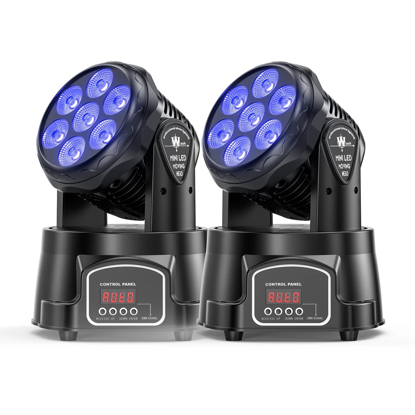 Yiflamefly 1/2/4Pcs 105W Beam Moving Head Lights 7x15W RGBW LED Stage Lights DMX512 Spot Lights For DJ Disco KTV Wedding Party