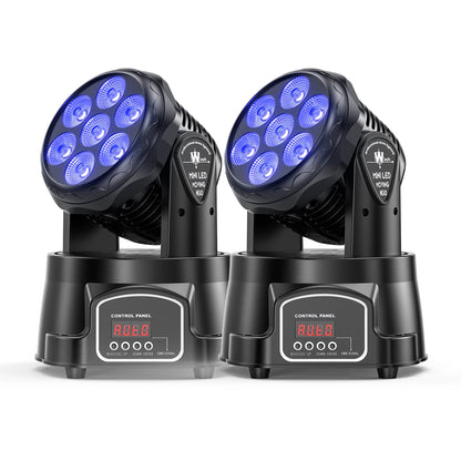 Yiflamefly 1/2/4Pcs 105W Beam Moving Head Lights 7x15W RGBW LED Stage Lights DMX512 Spot Lights For DJ Disco KTV Wedding Party