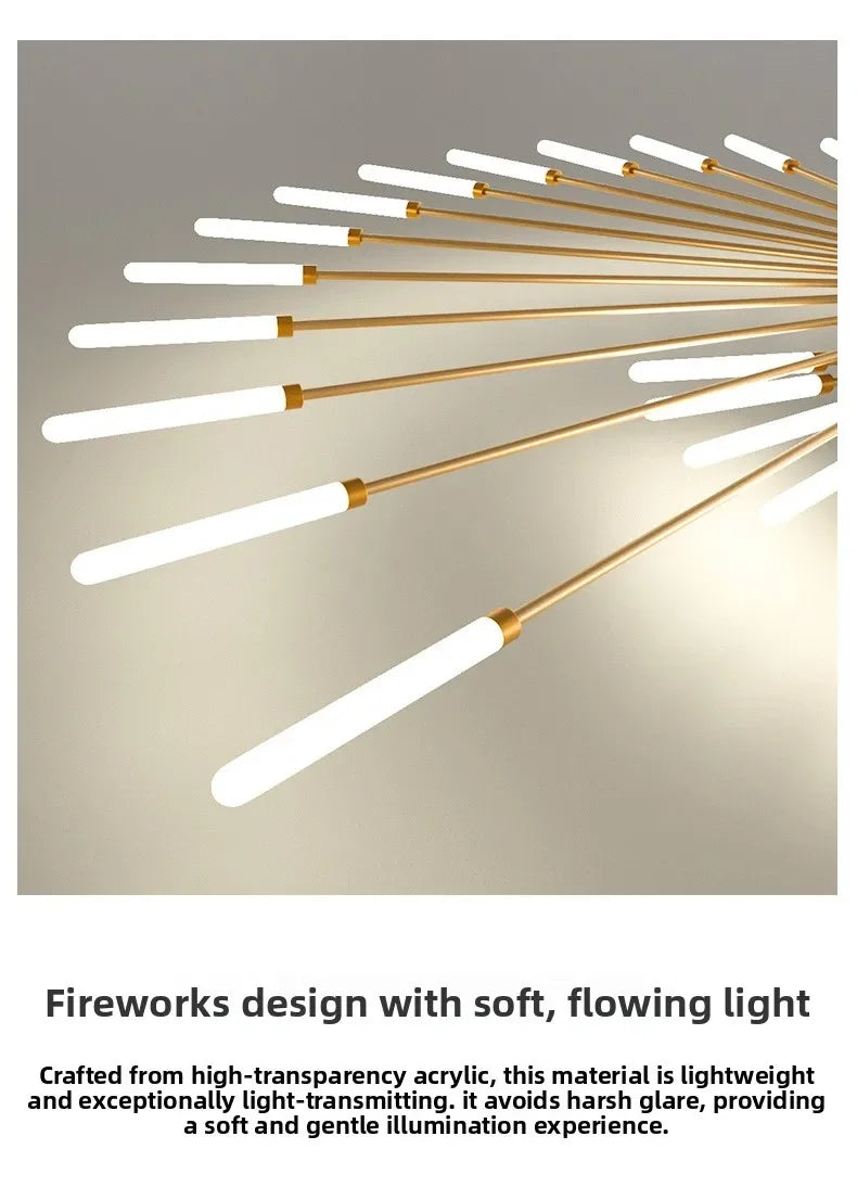 Nordic Ceiling Lighting for Living Room Bedroom Kitchen Led Ceiling Light Fixture Indoor Home Firework Decor Ceiling Lights