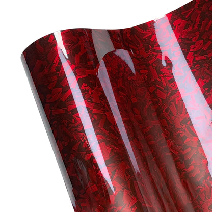 Carbon Fiber Vinyl Wrap Glossy Red Car Stickers Motorcycle Waterproof Vinyl Auto Tuning Self Adhesive Film for Cars Accessories