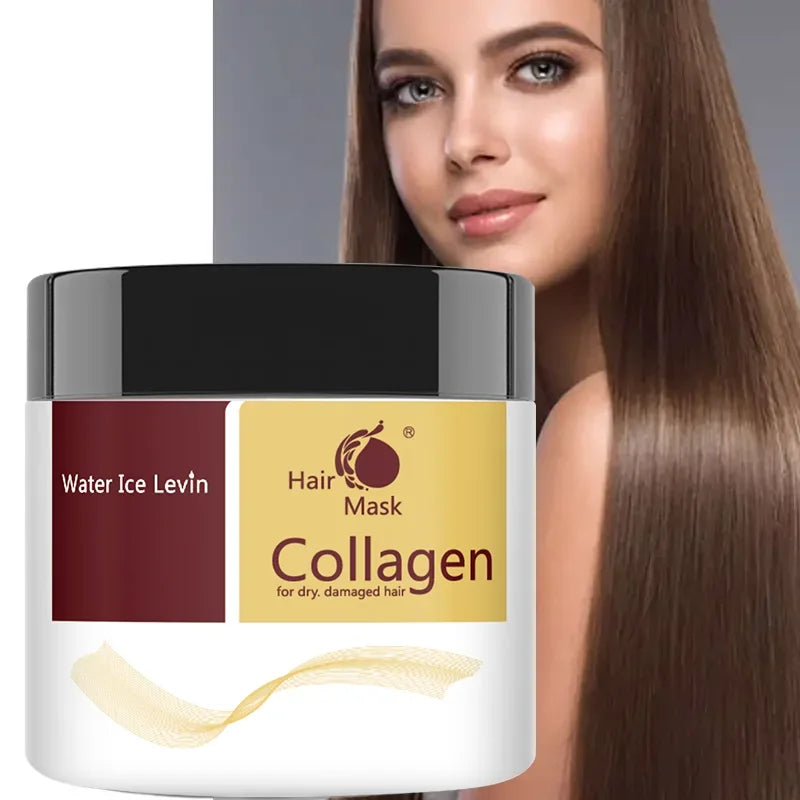 Collagen Hair Care Deep Repair Conditioning Moroccan Argan Oil Hair Mask EssenceFor Dry Damaged Hair Repair Revitalize Hair Care