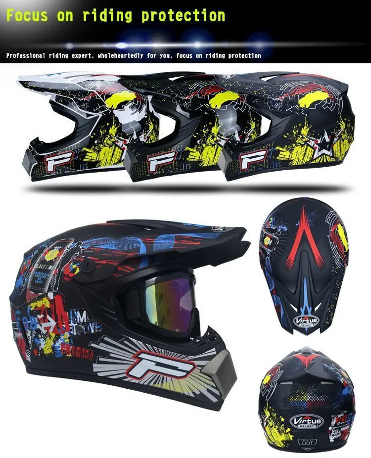 four seasons Racing Helmets Motorcycle Helmet  riding helmet and  rally Helmet Large adv Sports helmet Motocross Helmet Casco