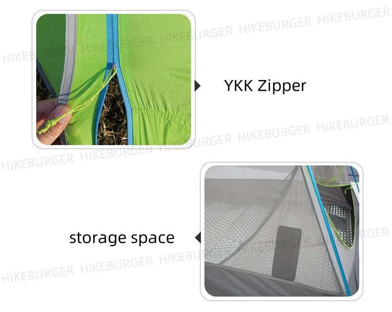 ASTA GEAR Yunque 10D Ultralight 1P Tent Outdoor Camping Fish Spine Waterproof Windproof Silicon Coating Trekking Tent