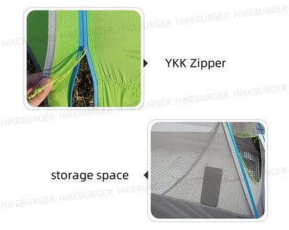 ASTA GEAR Yunque 10D Ultralight 1P Tent Outdoor Camping Fish Spine Waterproof Windproof Silicon Coating Trekking Tent