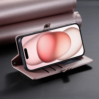 Crossbody Leather Wallet Case For iPhone17 16 Pro Air 16E 15 14 13 12 11 Pro Max XS XR SE 8 7 Card Solt Pocket Shoulder Cover