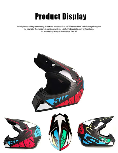 Hot Sale Motorcycle Helmet Racing Off-road Helmet Men Moto Bike Downhill AM DH Cross Para Moto Children Motocross Helmet DOT