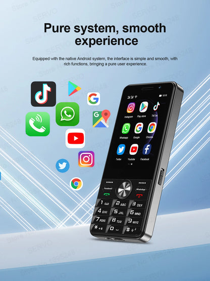 SERVO F25 PRO Android Smartphone 4G LTE 3.5" Touch Screen 2GB+16GB Play Store GPS FM Radio Button Smart Phones Dual SIM Standby