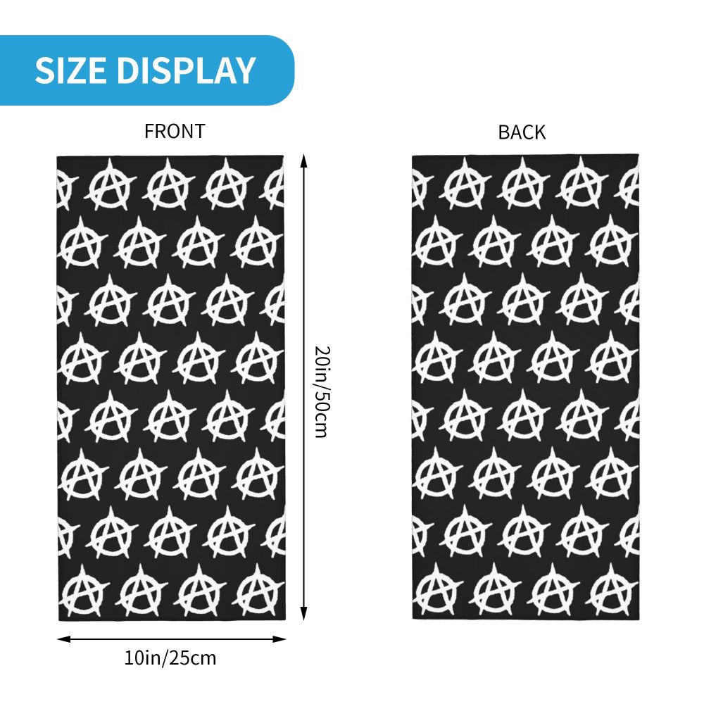 Custom 1 Percenter Essential Sons Bandana Neck Gaiter for Ski Camping Men Women Wrap Scarf TV Show Anarchy Headband Warmer