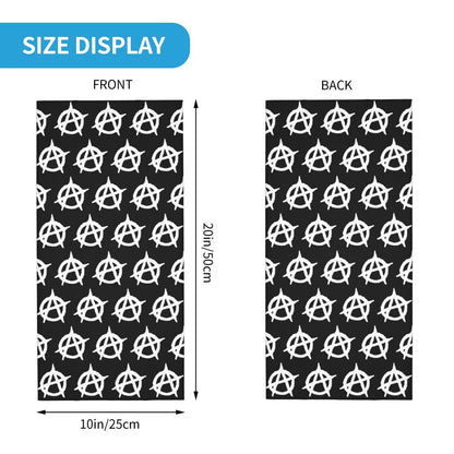 Custom 1 Percenter Essential Sons Bandana Neck Gaiter for Ski Camping Men Women Wrap Scarf TV Show Anarchy Headband Warmer