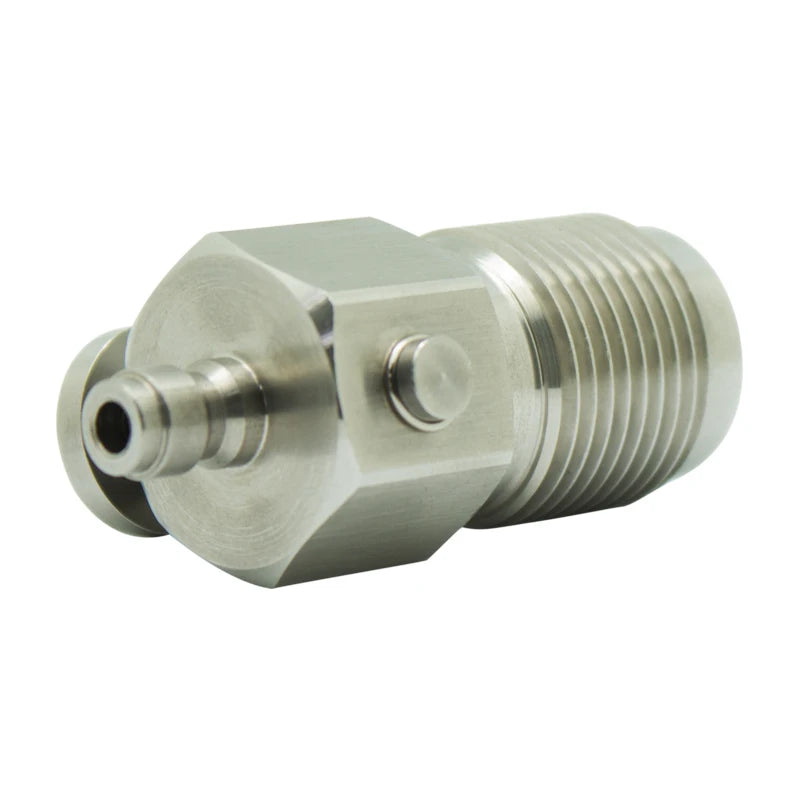 Paintball Mini Model Fill Station Stainless Steel 300Bar Din Valve with Male Nipple Plug or Female Quick Fitting