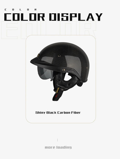 Summer Motorcycle Helmet S-XXXL Cascos Para Moto Retro Half Face Motorbike Riding Anti-UV Len Cool Style Chopper for Men Use