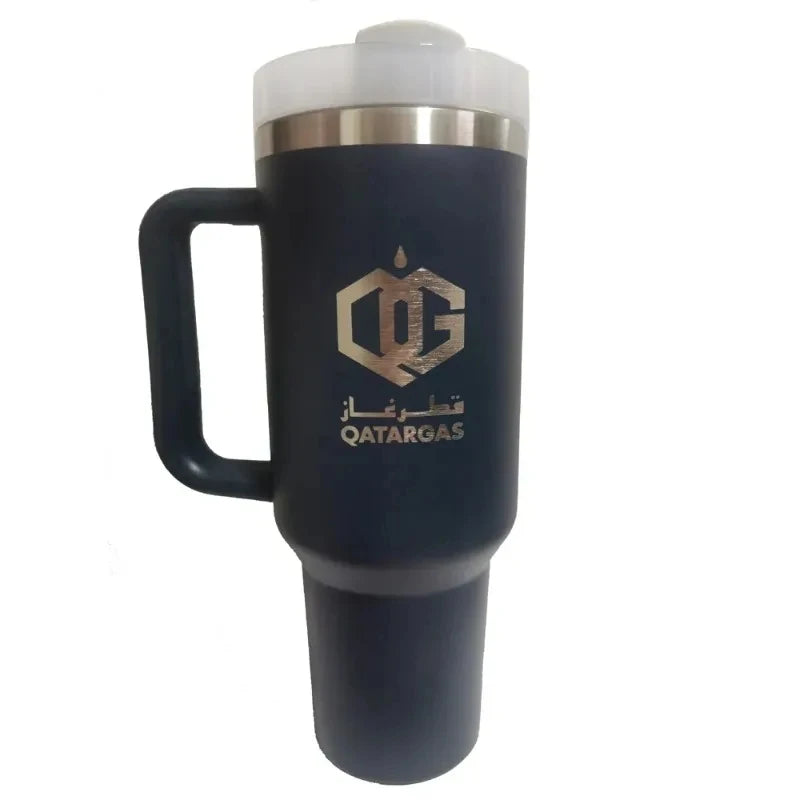 40oz H2.0, 304 Stainless Steel Vacuum Insulated Tumbler With Lid Straw For Water Cold Warm Thermal Coffee Car Cup