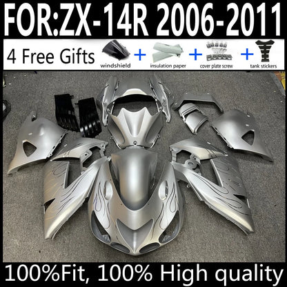 Kawasaki ZX-14R 06 07 08 09 10 11 ZX14R 2006-2011 Motorcycle Fairings Kit ABS Plastic Body Work Cowling Set Full Body
