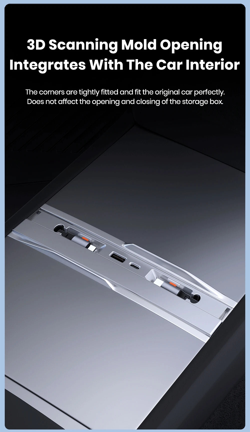 YZ For Tesla Model 3 Y Highland Juniper  Docking Station Fast Charger Intelligent Expansion Dock Central Control Charging Shunt