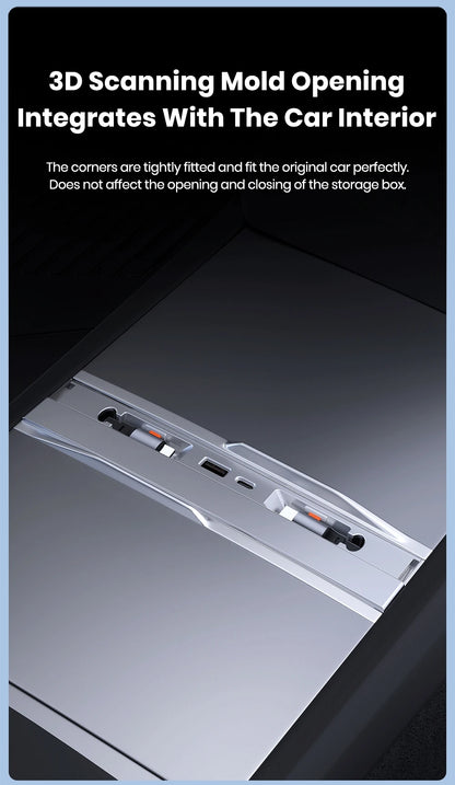YZ For Tesla Model 3 Y Highland Juniper  Docking Station Fast Charger Intelligent Expansion Dock Central Control Charging Shunt