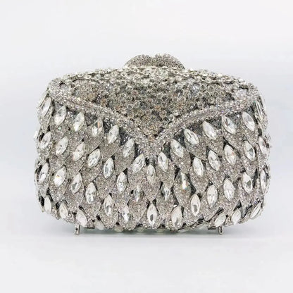 Diamond Dinner Hollow Rhinestone Banquet Clutch Bag Handtassen Dames Bolsos De Fiesta Para Mujer Boda Women's Rhinestone Handbag
