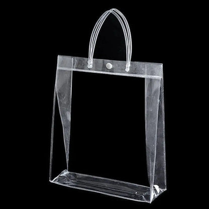 The New PVC Handbag Plastic Candy Bag Convenient Large Capacity Transparent Gift Jelly Bag Gift Bag School Work Daily Matching