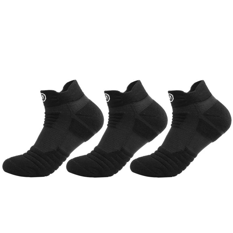 3/6 Pairs Sports Socks For Man High Quality Comfortable Breathable Basketball Short Socks Casual Fashion Low-cut Ankle Socks