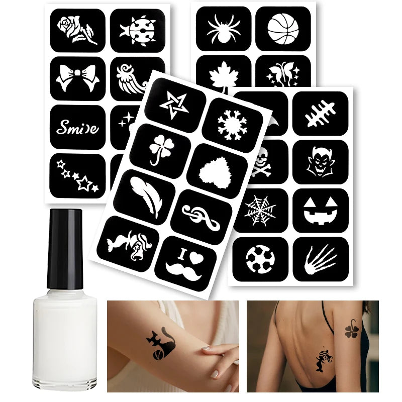 Body & Face Glitter Adhesive Gel Makeup-Waterproof Long-Lasting Glitter Primer for Sparkling Tattoos gel,Body Art for Parties