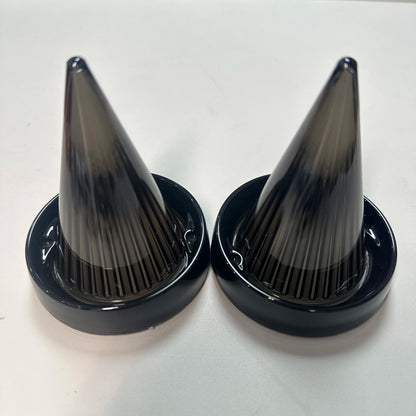 Pair Motorcycle Indicator Lens Cover Turn Signal Light Cap For Harley Touring Road Glide Road King Electra Tour Glide 1986-2021