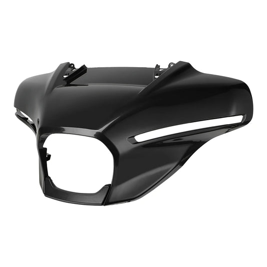 Motorcycle Front Outer Fairing and Instrument Bracket for Touring Street Glide ABS Windshield Cover Front Batwing Outer Fairing