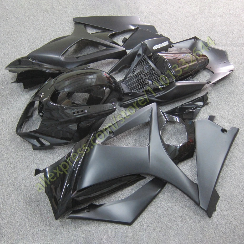 GSXR 1000 2007 2008 Motorcycle Fairings for GSXR1000 07 08 Glassy Matte Black Injection Kit Body Work Fairing Set Fit