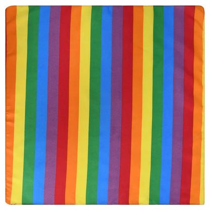 Trendy Pride Festival Pocket Square Scarf Rainbow Colorful Headband Bandana Gay Parade